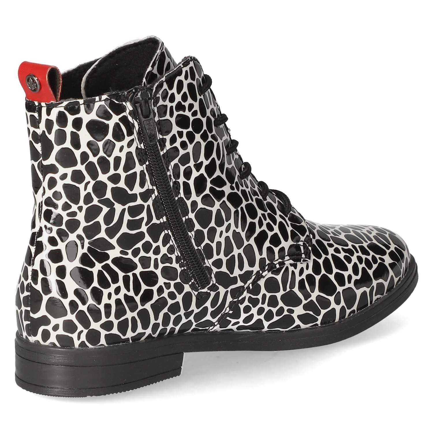 Schnürstiefeletten  Weiß