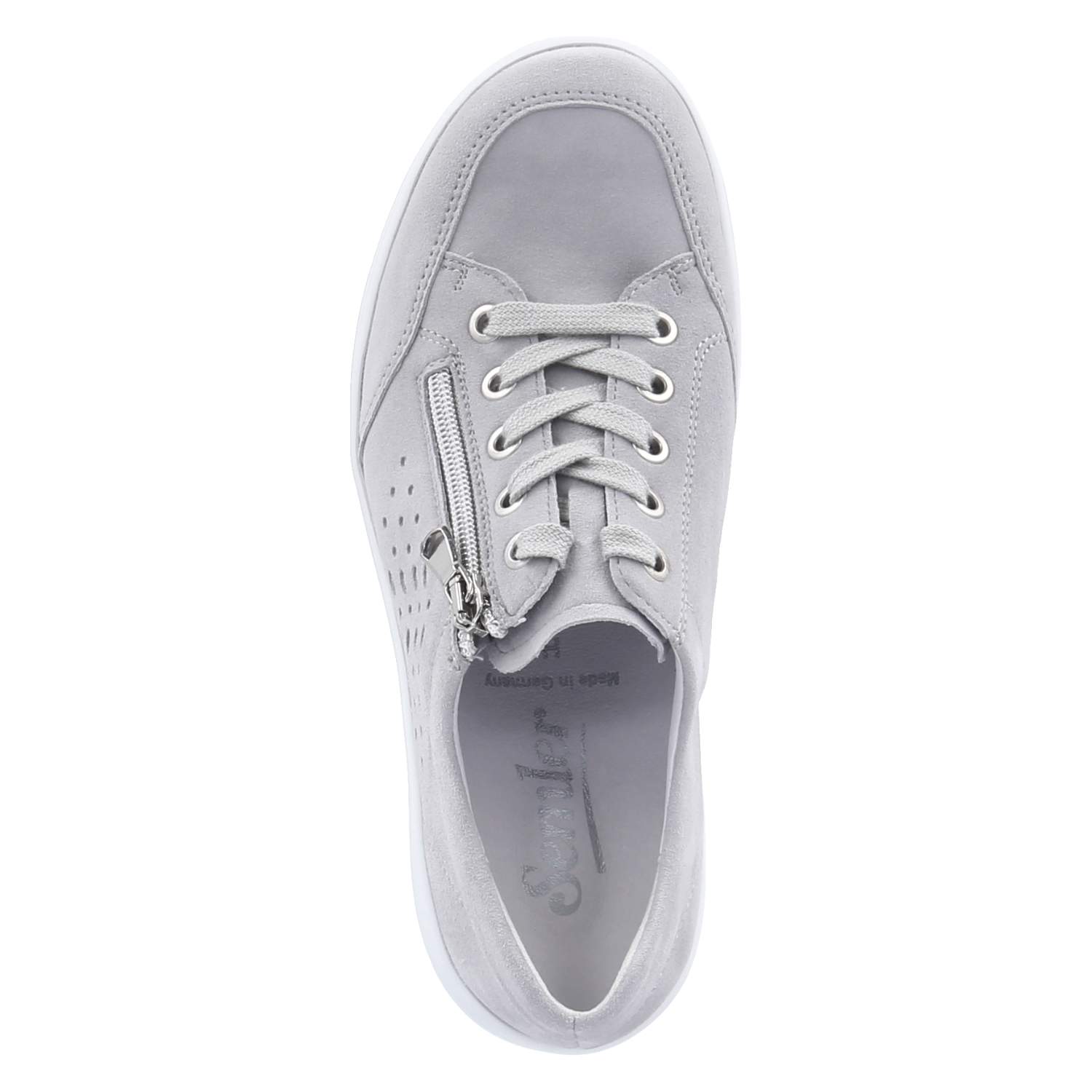 Halbschuhe Grau
