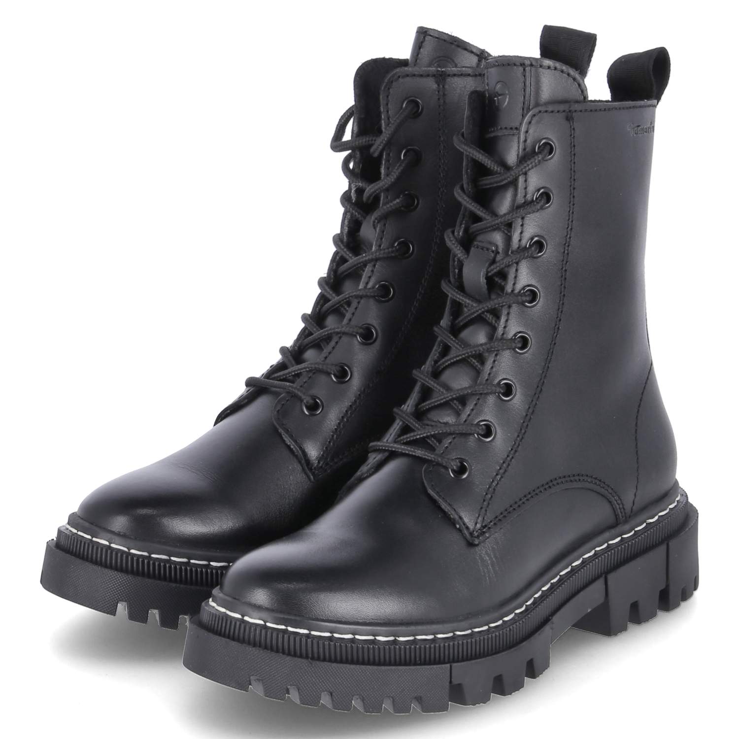 Schnürboots  Schwarz