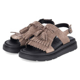 Sandalen  Taupe