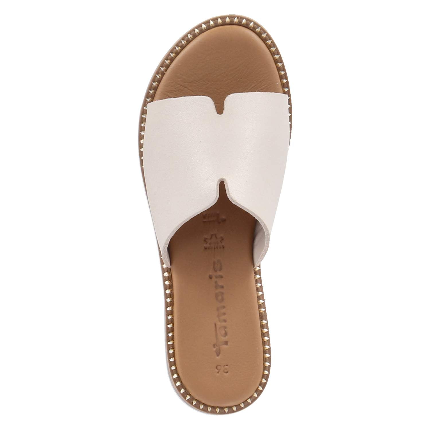 Pantoletten  Beige