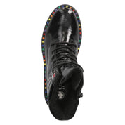 Schnürstiefeletten  Schwarz