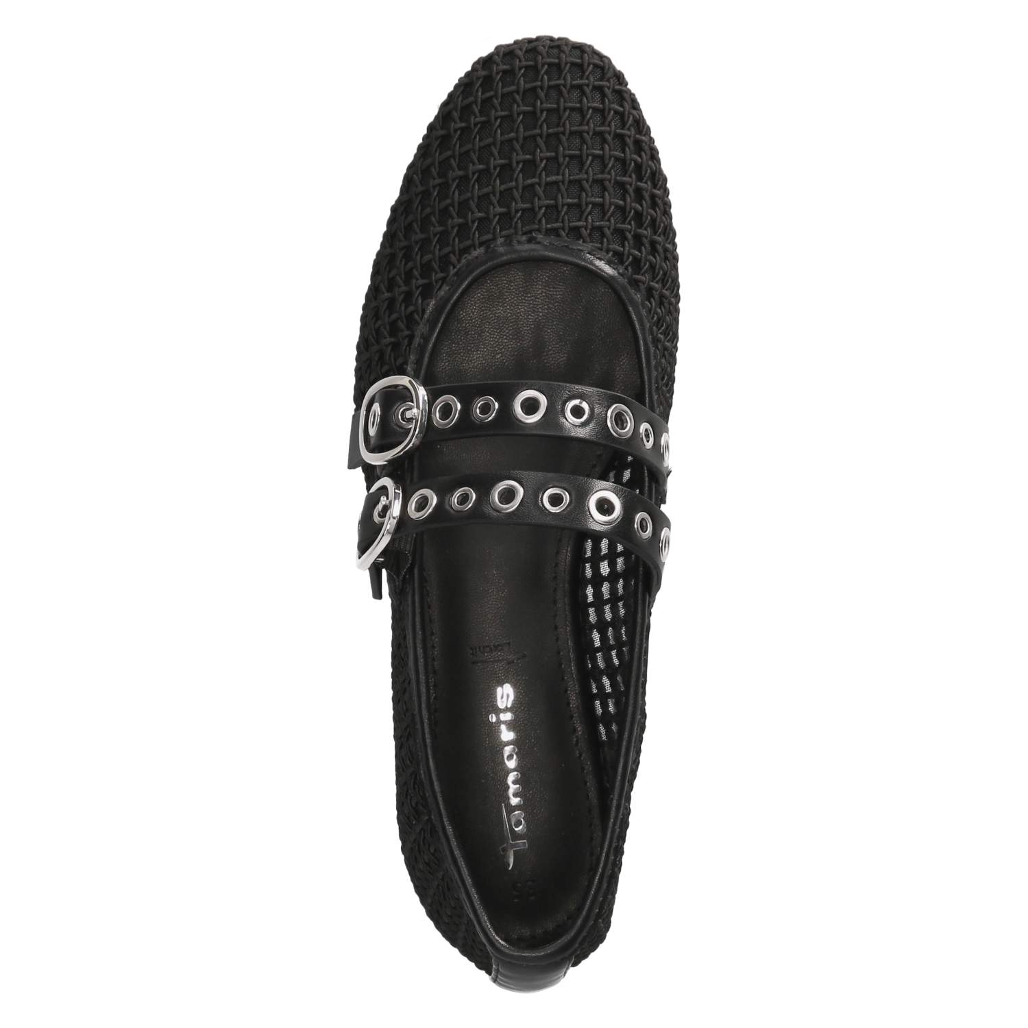 Spangenballerinas  Schwarz