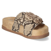 Pantoletten  Beige