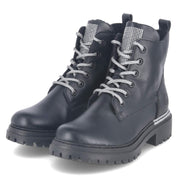 Schnürboots  Schwarz