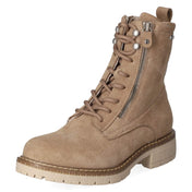 Schnürstiefeletten  Taupe