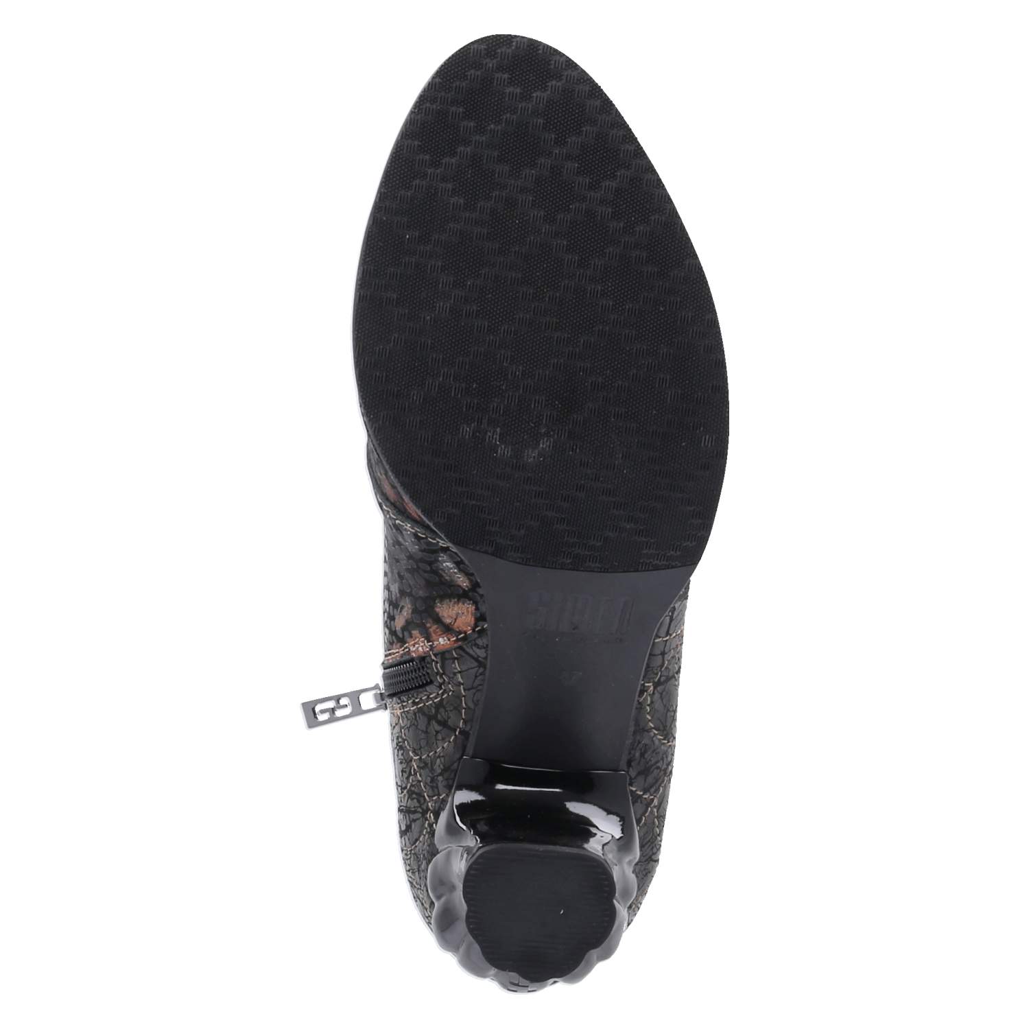 Schnürrstiefeletten  Schwarz