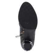 Schnürrstiefeletten  Schwarz