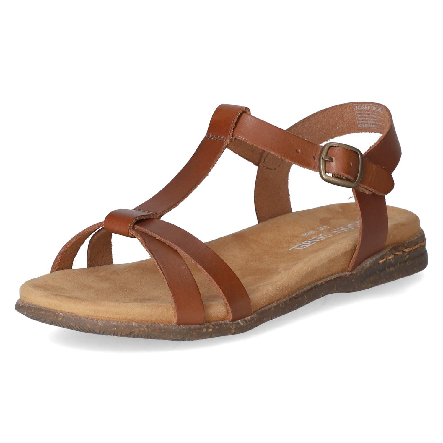 T-Steg-Sandalen FABRICIA 01  Braun