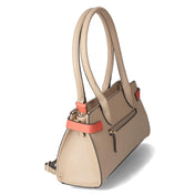 Schultertasche  Beige