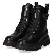 Schnürstiefeletten  Schwarz