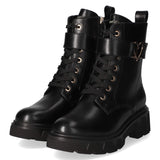 Schnürstiefeletten  Schwarz