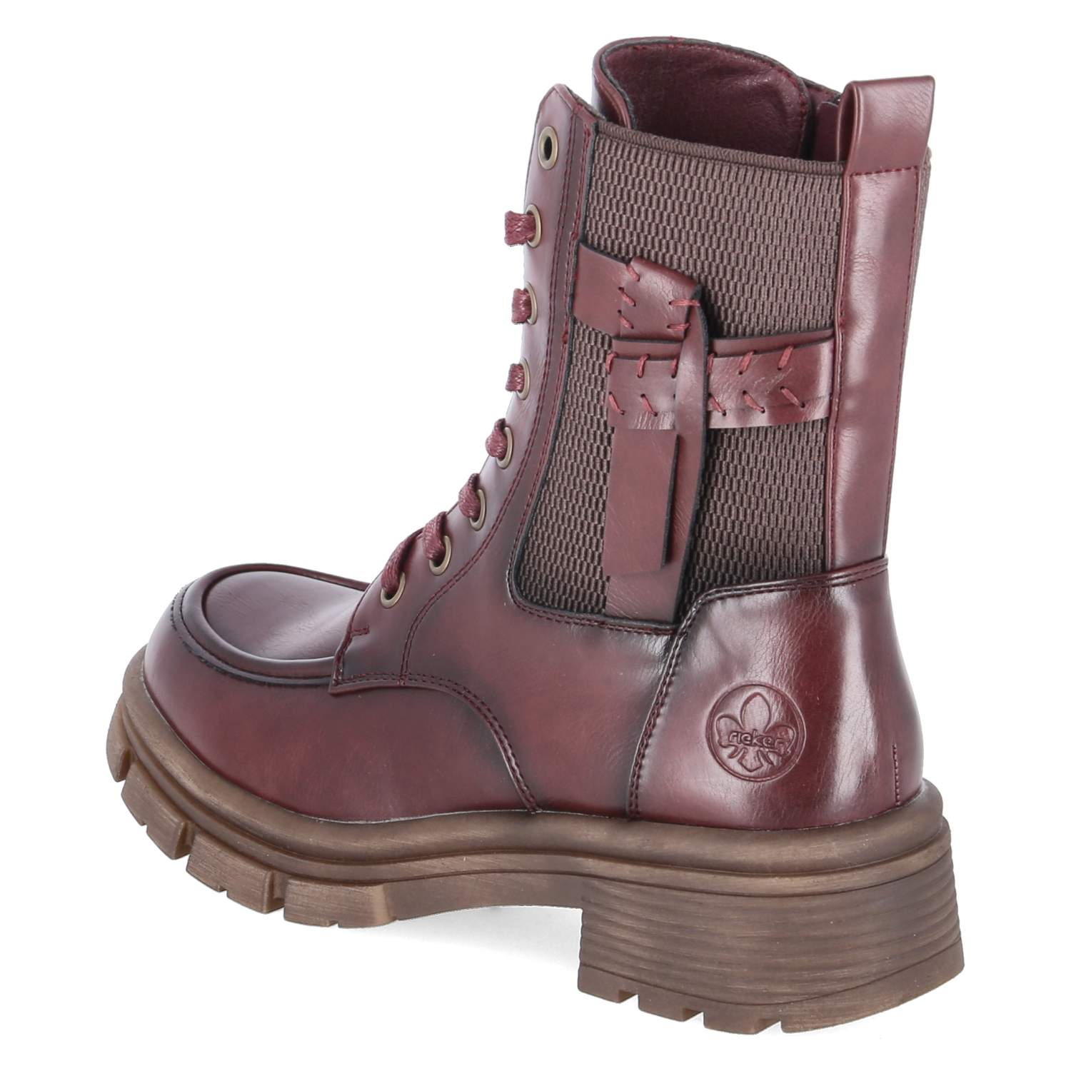 Schnürstiefeletten  Schwarz