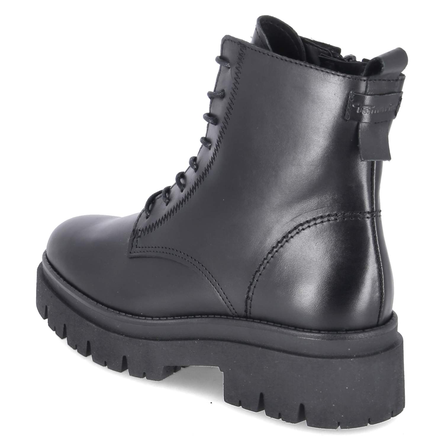 Schnürboots  Schwarz