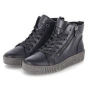 Schnürstiefeletten  Schwarz