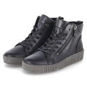 Schnürstiefeletten  Schwarz