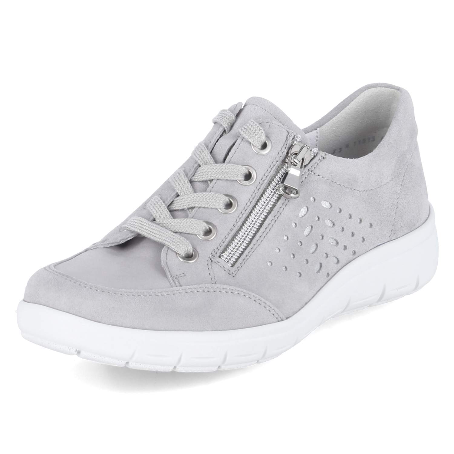 Halbschuhe Grau