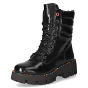Schnürstiefeletten  Schwarz