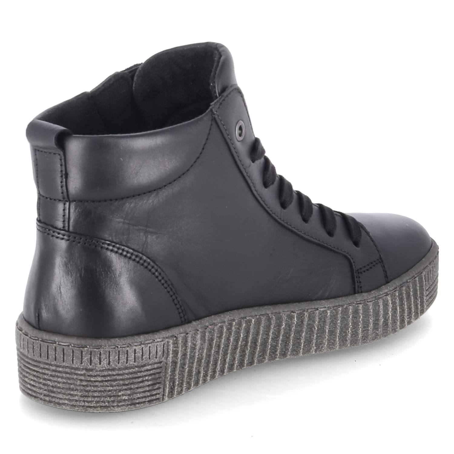 Schnürstiefeletten  Schwarz