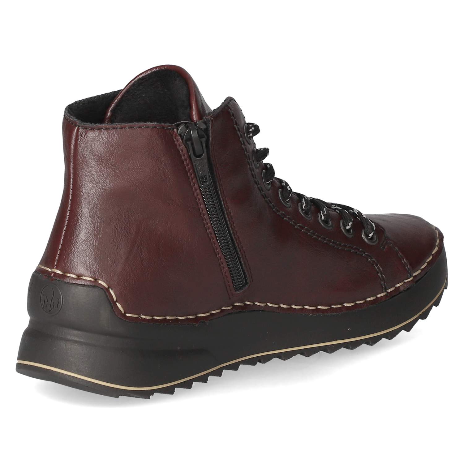 Schnürstiefeletten  Rot