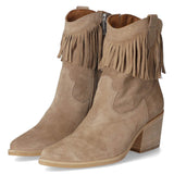 Westernstiefeletten  Beige