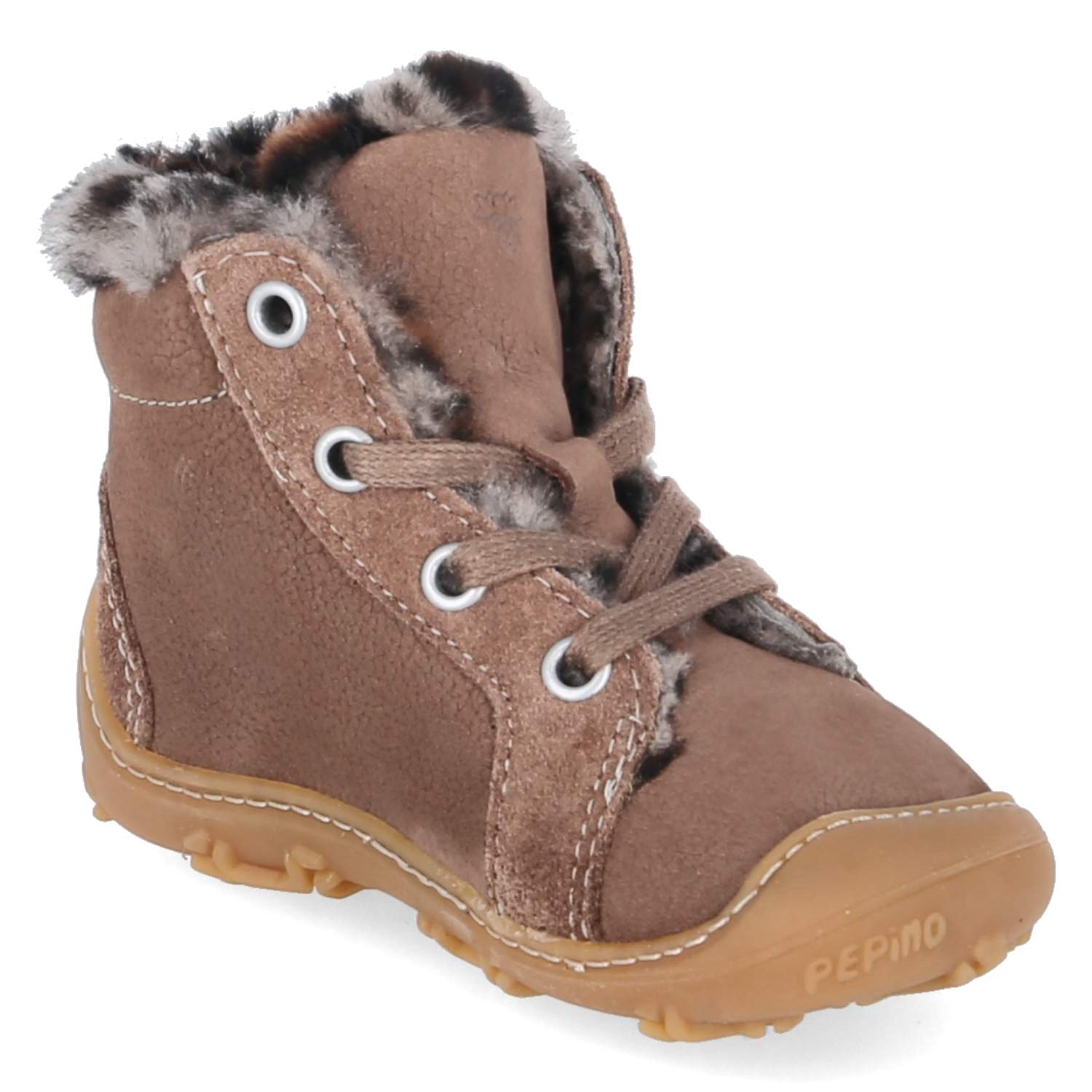 Winterstiefeletten ELIA BAREFOOT Braun