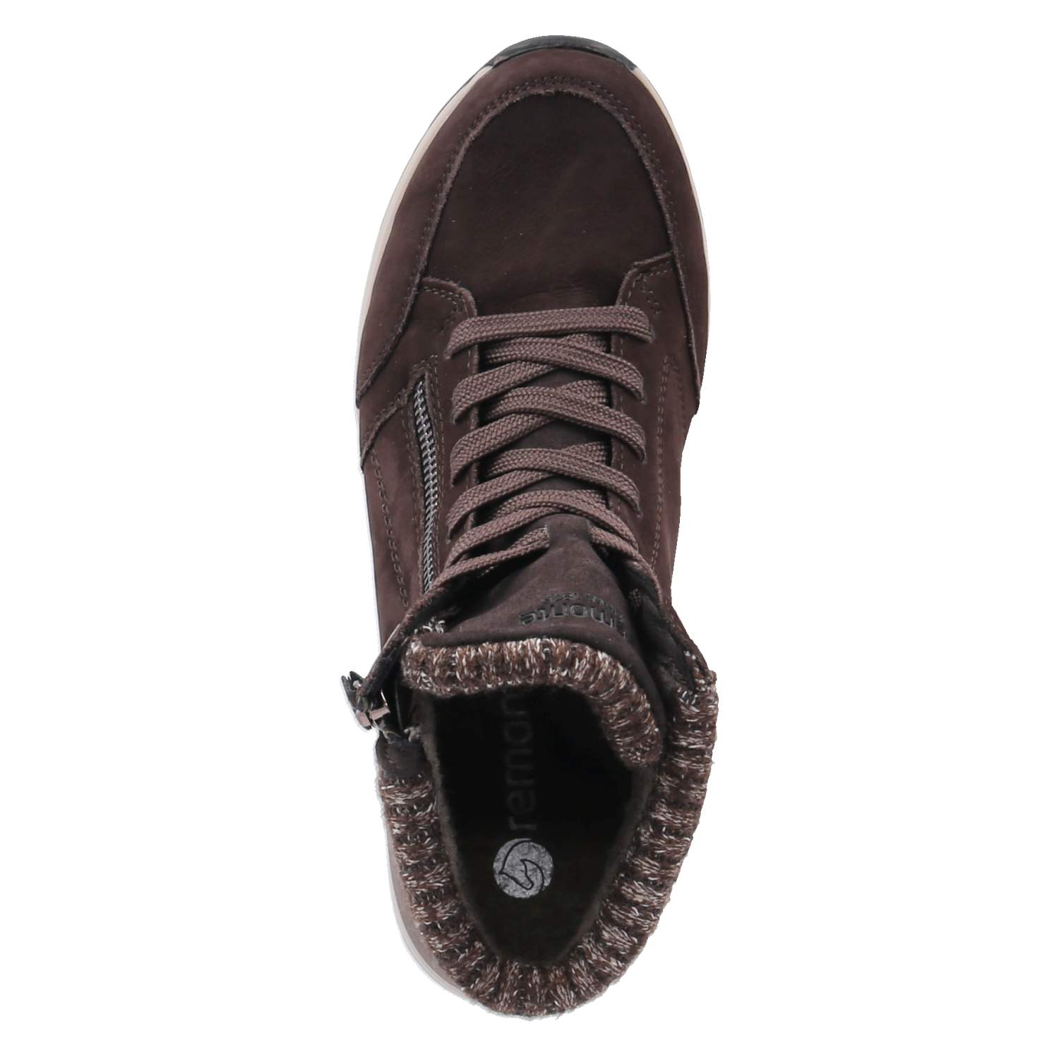 Schnürstiefeletten  Braun