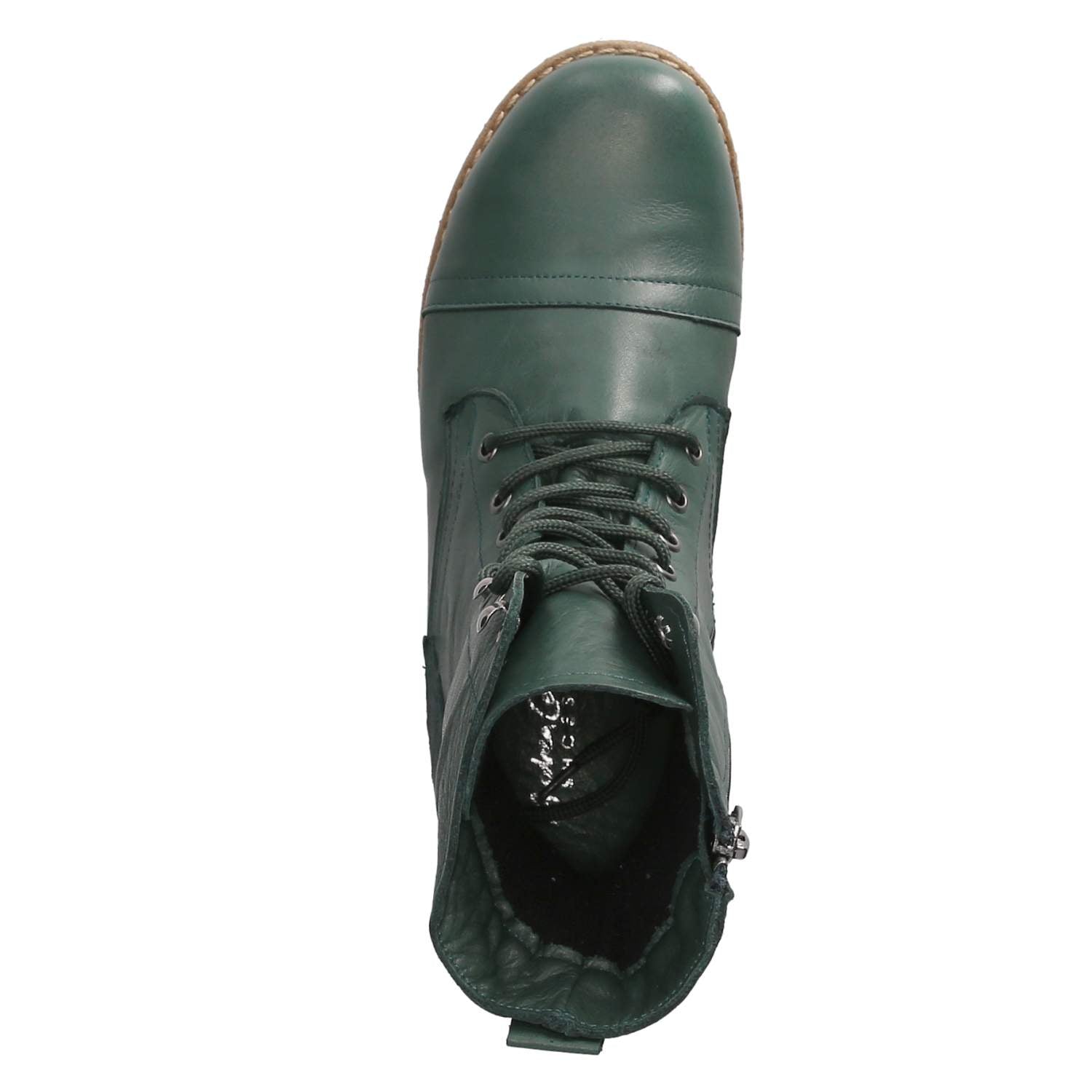Schnürstiefeletten  Grün