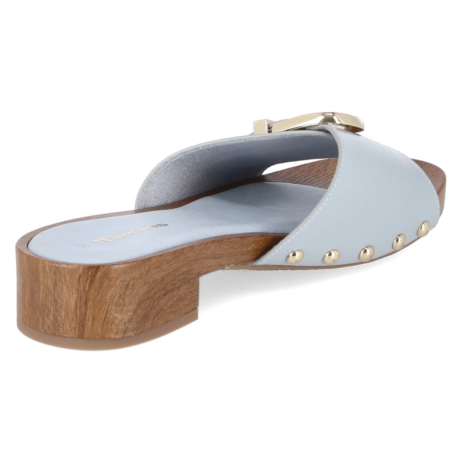 Open Toe Clogs  Blau