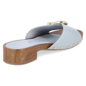 Open Toe Clogs  Blau