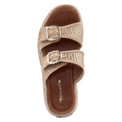 Espadrille-Pantoletten  Beige