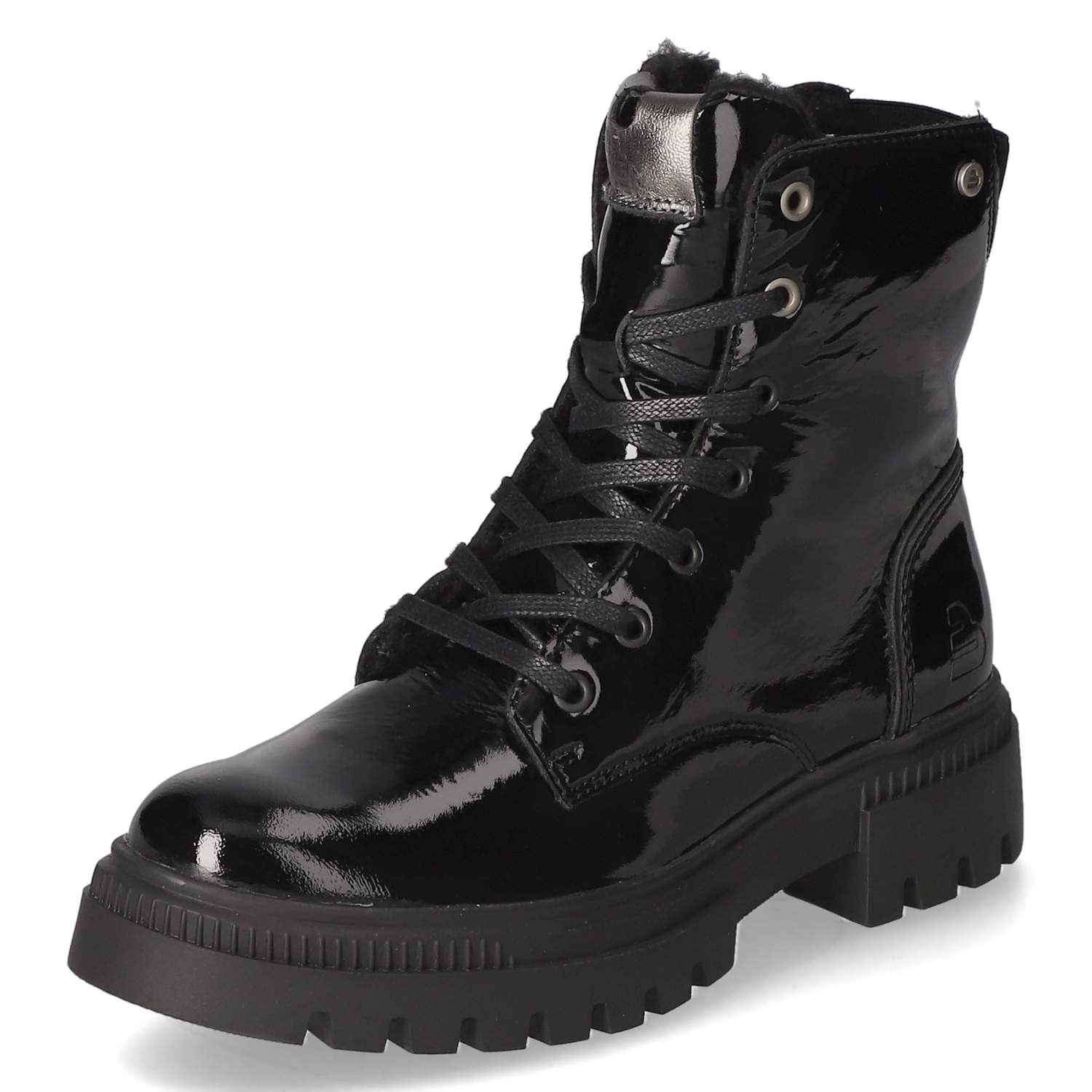 Schnürboots  Schwarz