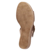 Espadrille-Sandaletten  Braun