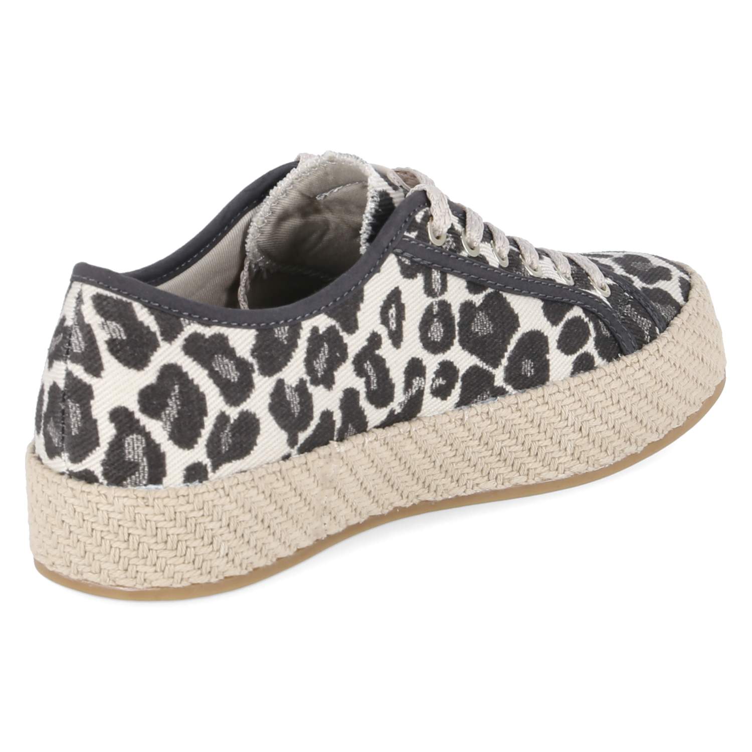 Leinen-Sneaker  Braun