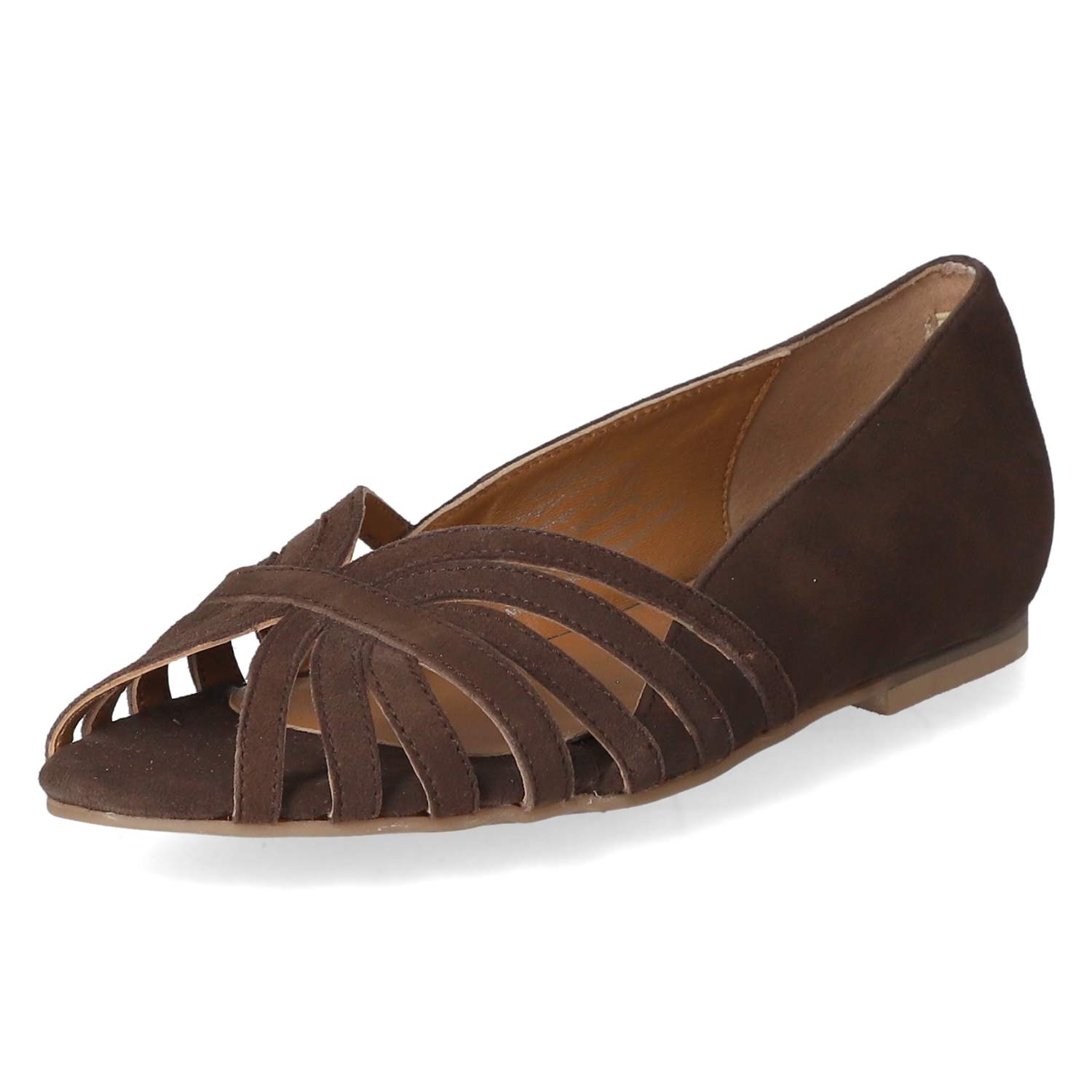 Ballerinas PASSIONATE SUEDE  Braun