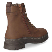 Schnürstiefeletten  Braun