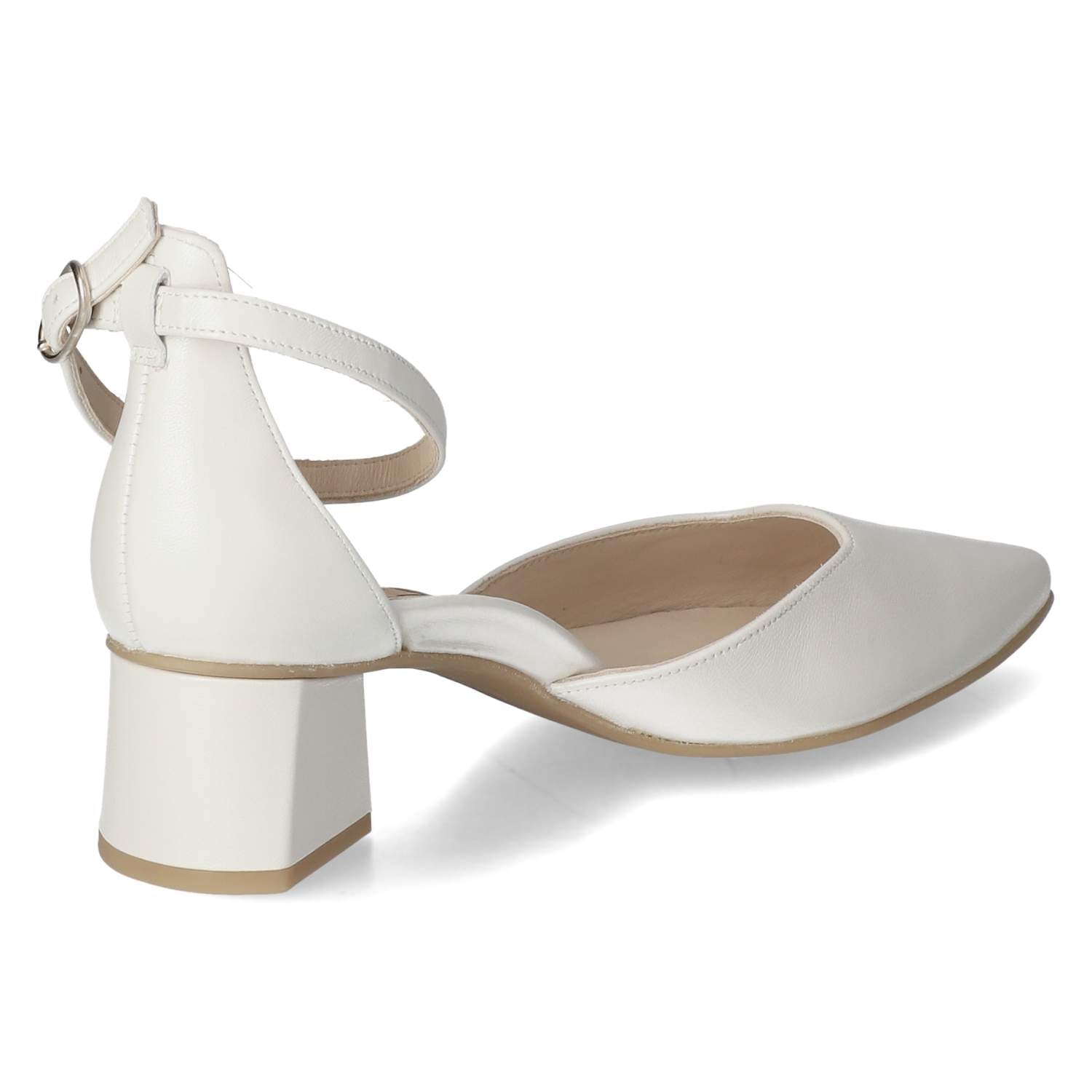 Riemchenpumps  Weiß