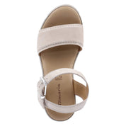 Plateausandalen Taupe