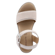 Plateausandalen  Taupe