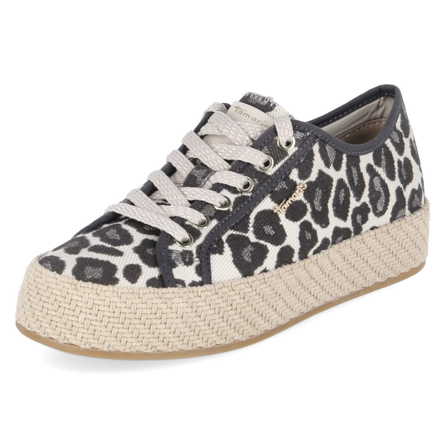 Leinen-Sneaker  Braun