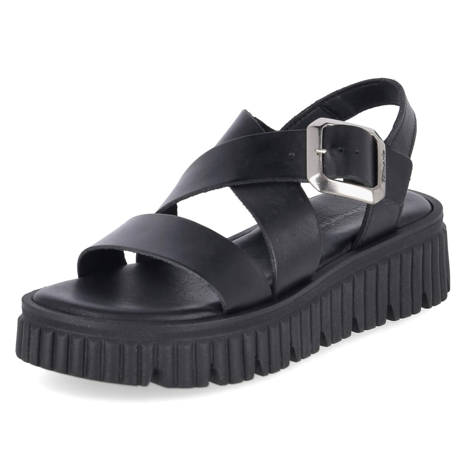 Plateau-Sandalen  Schwarz