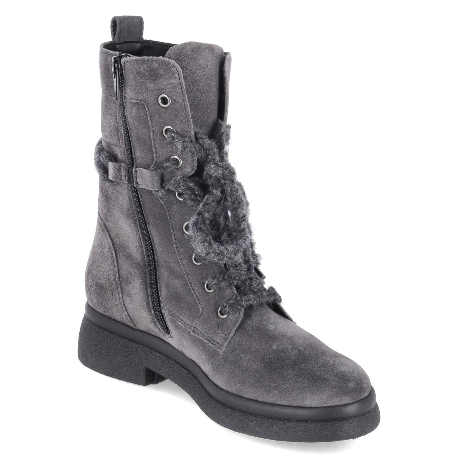 Schnürstiefeletten  Grau