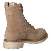 Schnürstiefeletten  Taupe