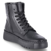 Schnürstiefeletten  Schwarz