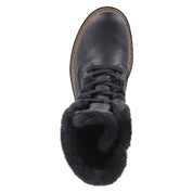 Schnürstiefeletten  Schwarz