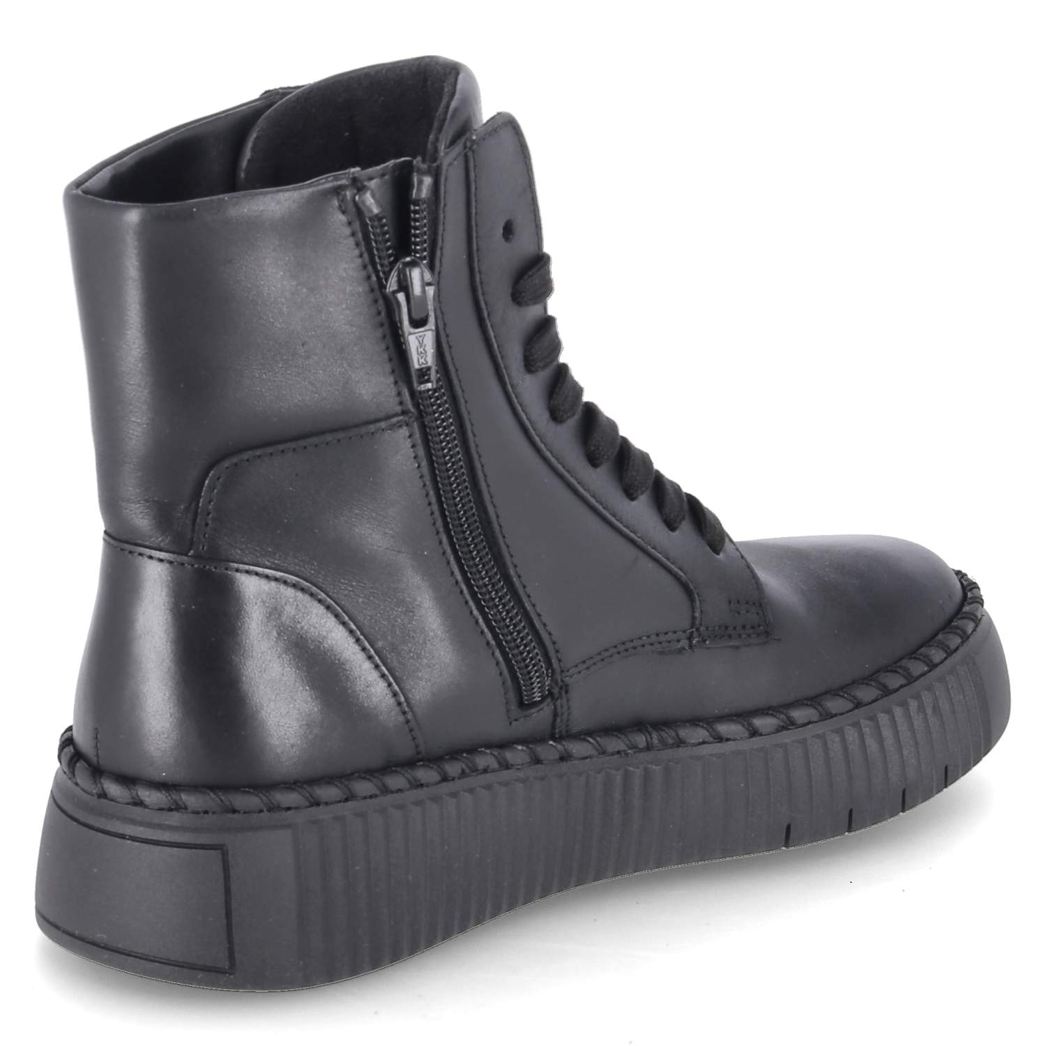 Schnürstiefeletten  Schwarz