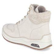 Schnürstiefeletten  Beige
