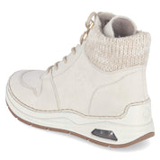 Schnürstiefeletten  Beige