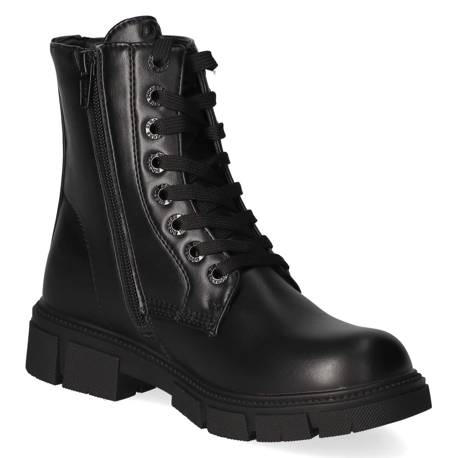 Schnürboots  Schwarz