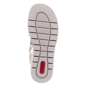 Plateau-Sandalen  Beige